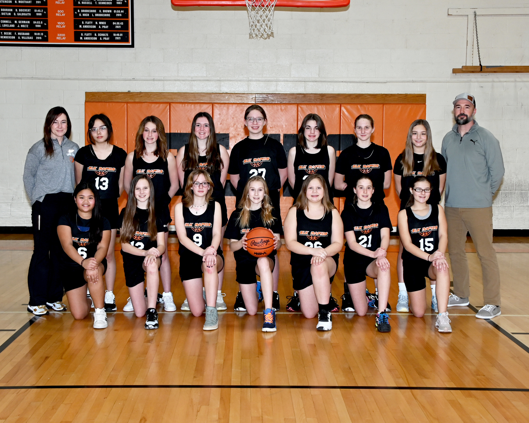 7th Grade girls Basketball team